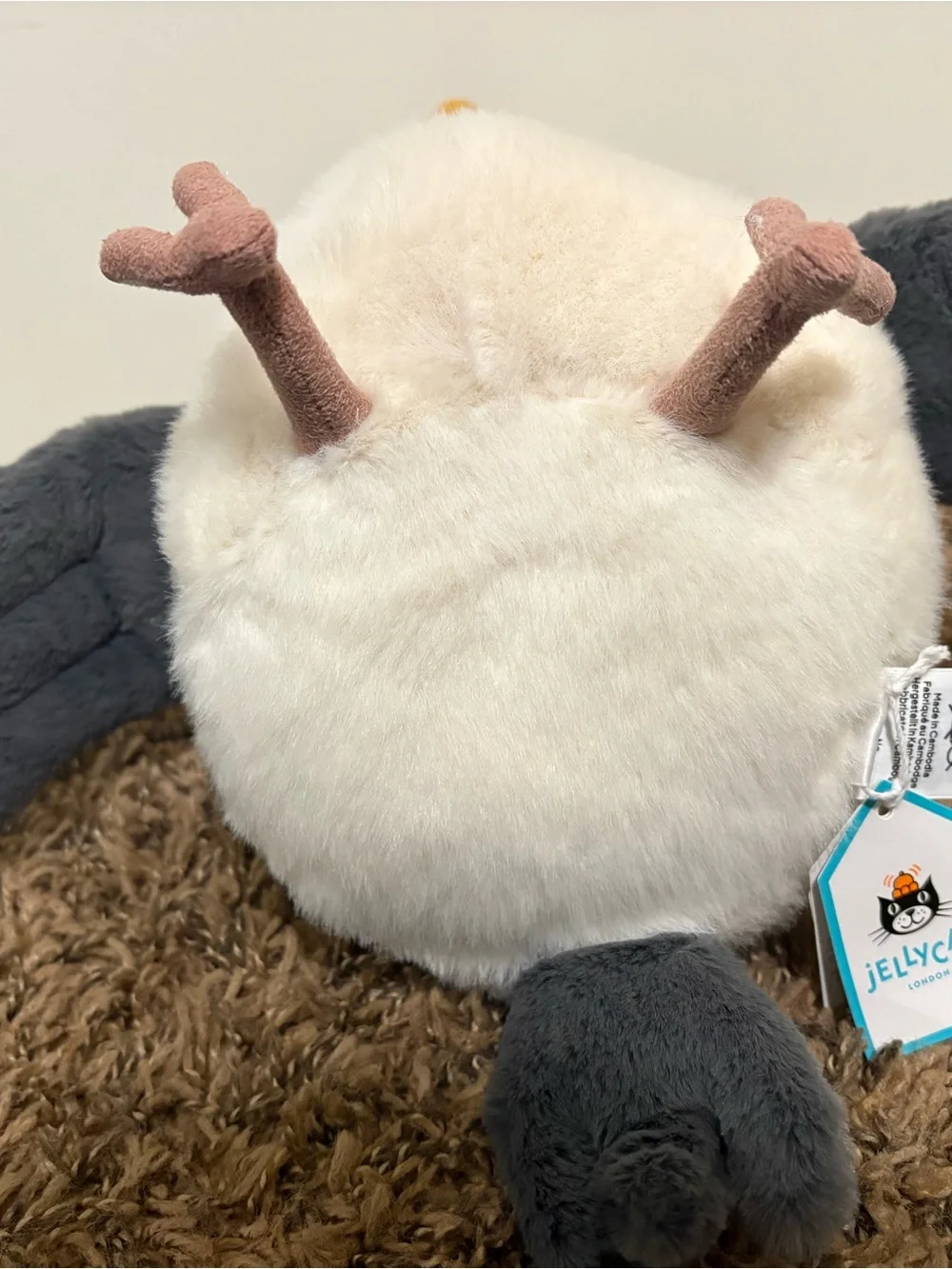 Jellycat White and Gray Chip Seagull